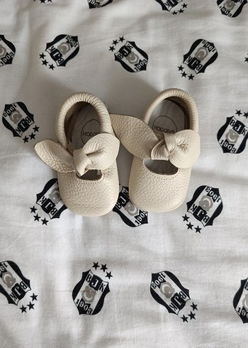 Fiyonklu Bebek İlk Adım Ayakkabısı