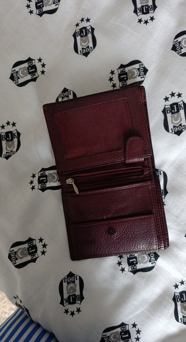 Bordo Erkek Cüzdanı - Görsel 2