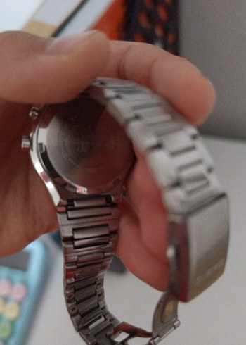 Casio Mavi Kadranlı Gri Metal Erkek Saati