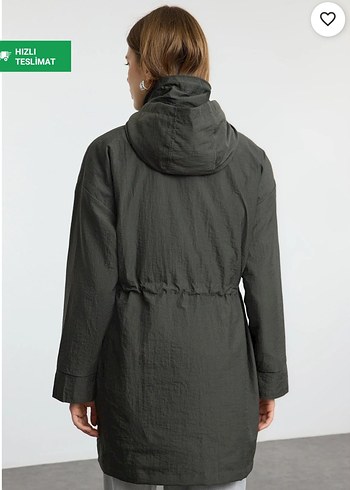 Haki Kadın Yağmurluk - Görsel 5