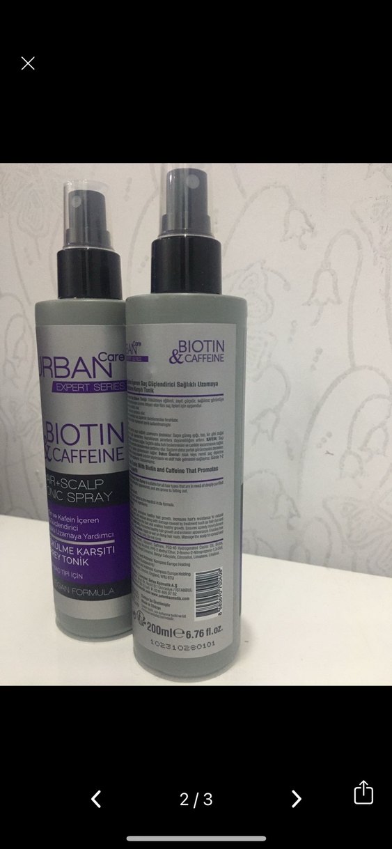 Urban Care Biotin & Kafein Saç ve Saç Derisi Spreyi - Görsel 2