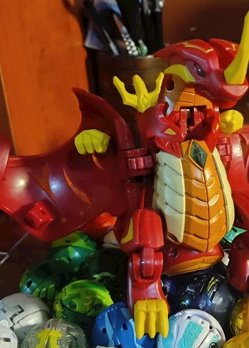 Renkli Ejderha Aksiyon Figürü İkili