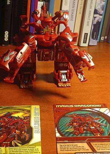 Kırmızı Maxus Dragonoid Aksiyon Figürü - Görsel 5