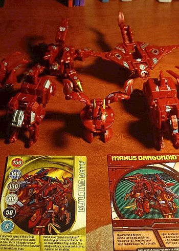 Kırmızı Maxus Dragonoid Aksiyon Figürü - Görsel 2