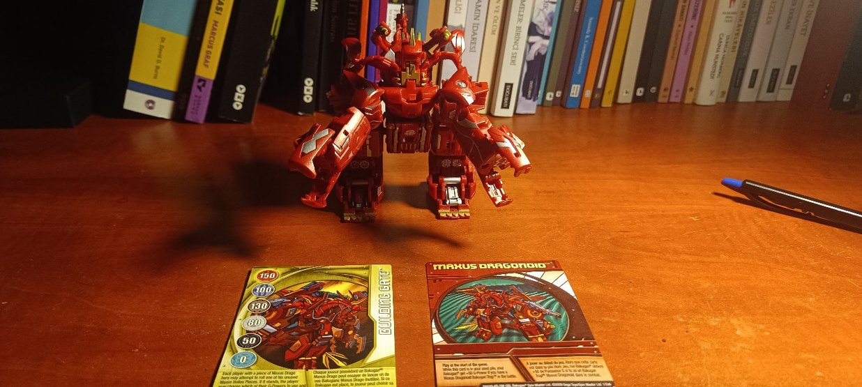 Kırmızı Maxus Dragonoid Aksiyon Figürü - Görsel 5