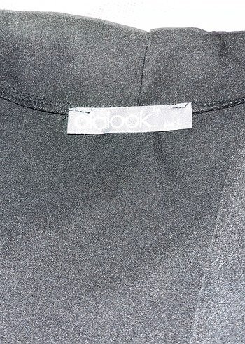 Siyah Kadın Ofis Blazeri, Notch Yaka, Normal Boy - Görsel 3