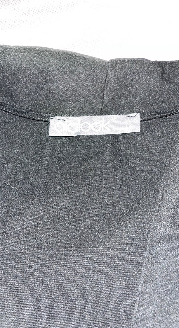 Siyah Kadın Ofis Blazeri, Notch Yaka, Normal Boy - Görsel 3