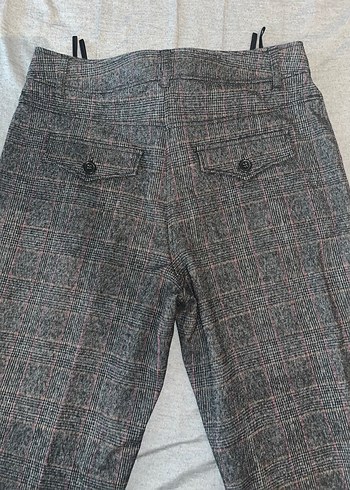 Gri Belli Kumaş Kadın Pantolon - Görsel 4