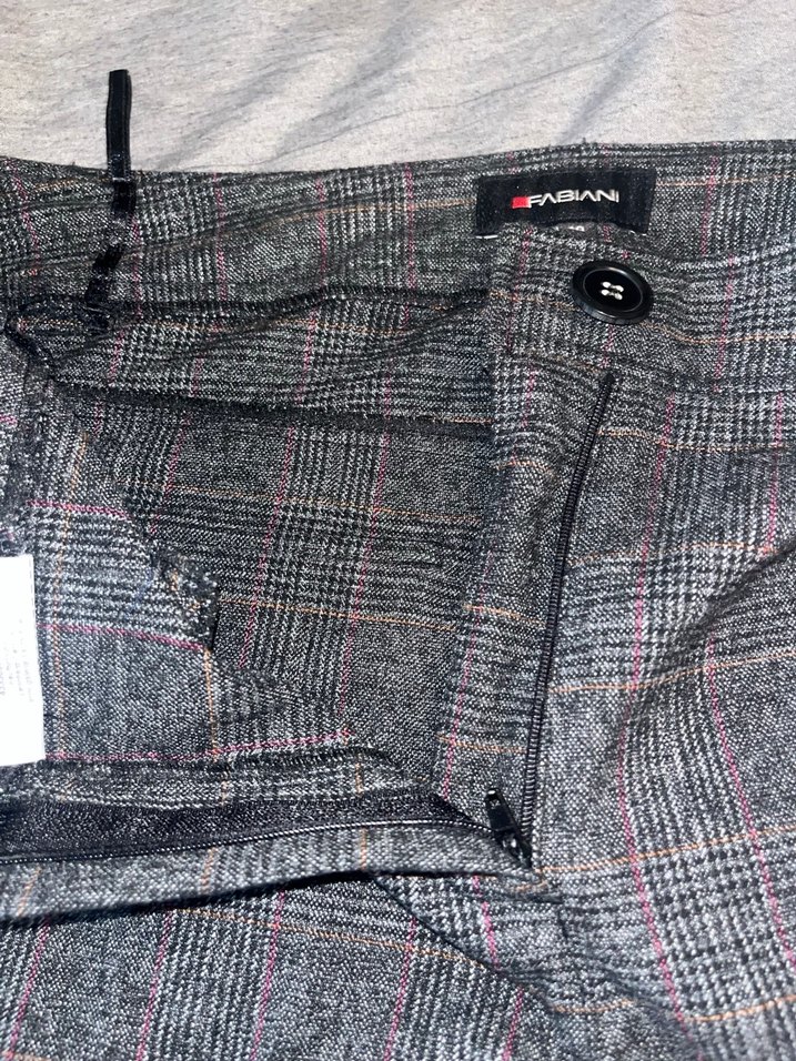 Gri Belli Kumaş Kadın Pantolon - Görsel 3