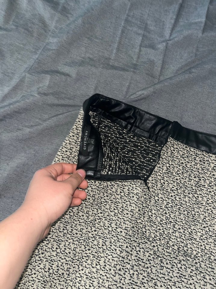 GİVENCHY Gri Desenli Midi Kadın Etek - Görsel 3