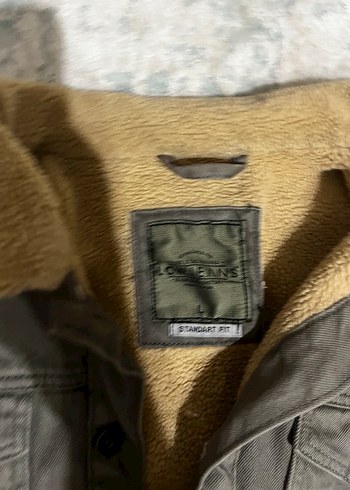 Gri Düğmeli Denim Erkek Ceket - Görsel 3