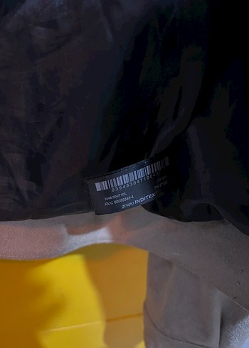 Zara Bej Süet Düğmeli Unisex Ceket - Görsel 5