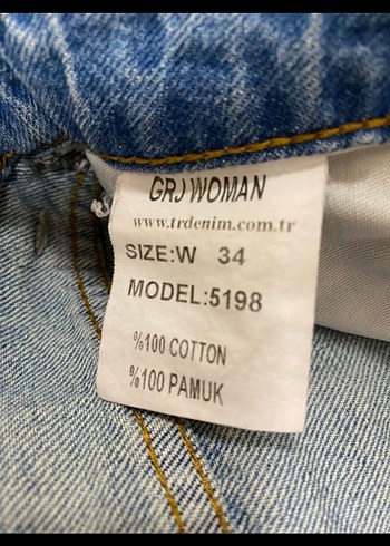 Mavi Loose Fit Midi Denim Kadın Jean - Görsel 4