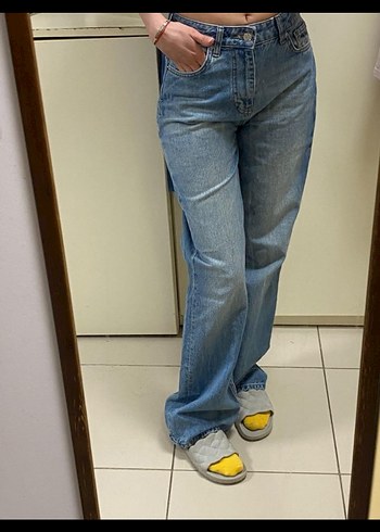 Mavi Loose Fit Midi Denim Kadın Jean - Görsel 2