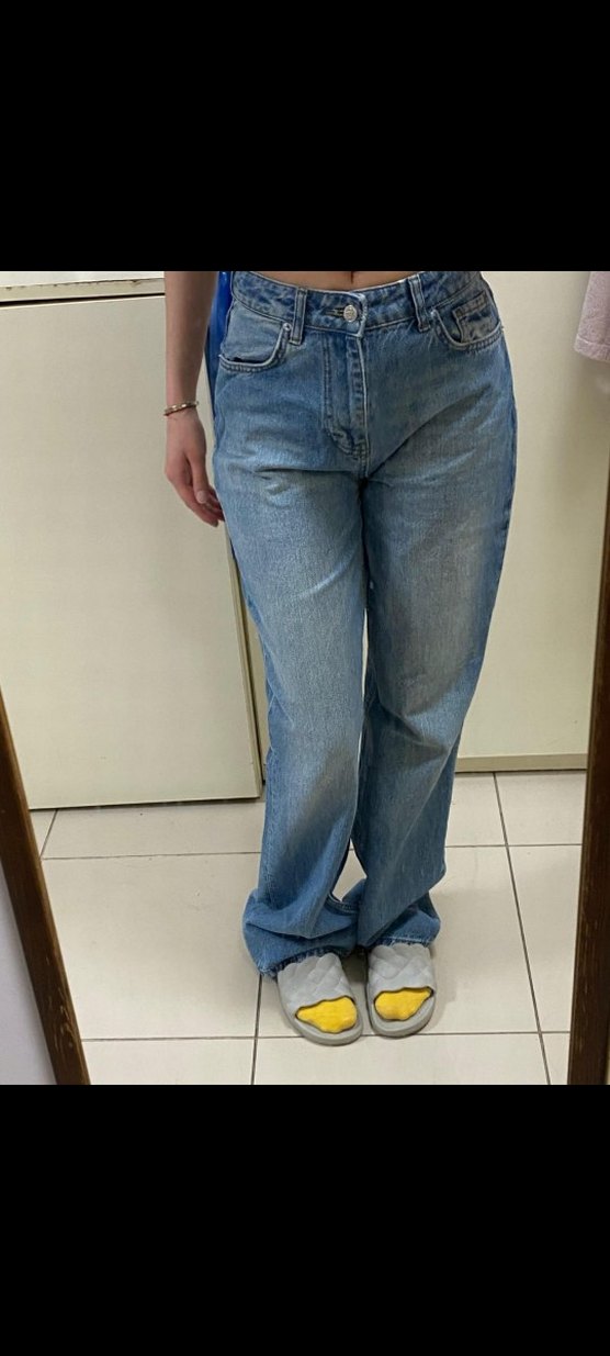 Mavi Loose Fit Midi Denim Kadın Jean - Görsel 3