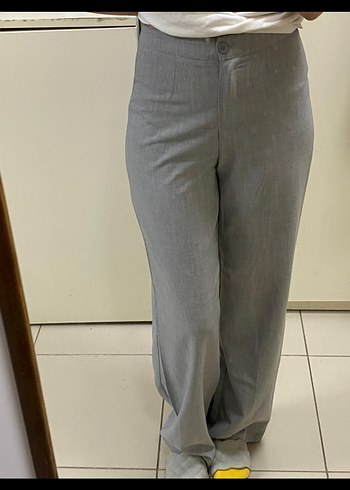 kumaş pantolon gri - Görsel 3