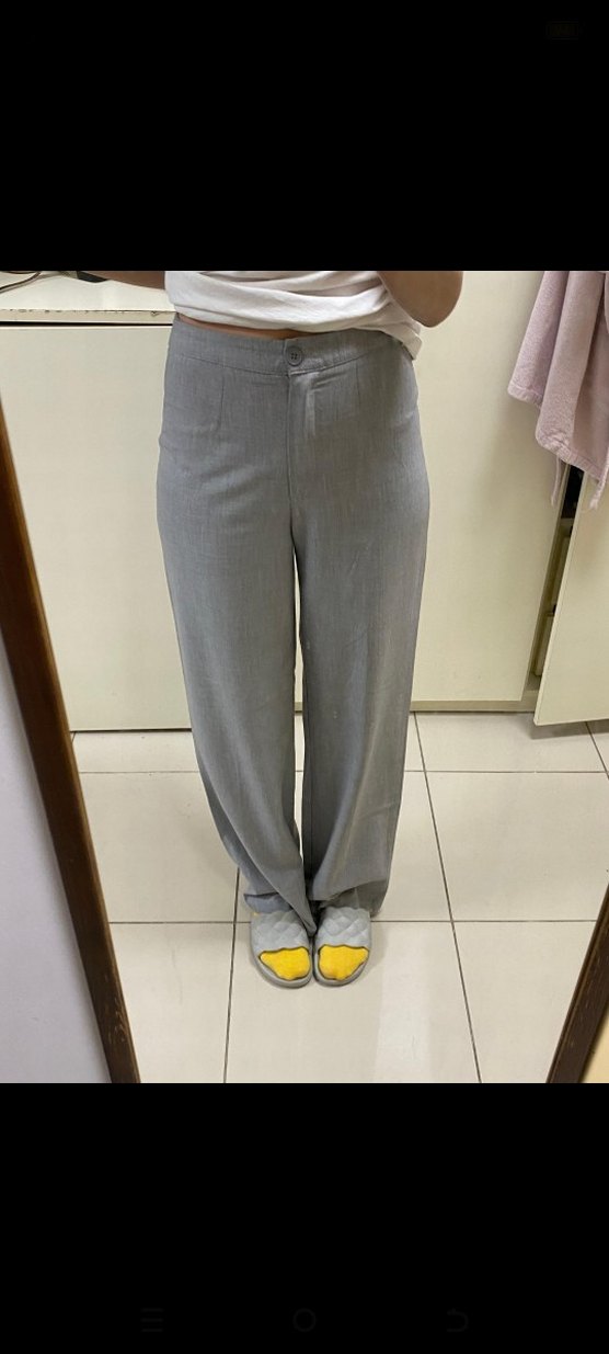 kumaş pantolon gri - Görsel 4