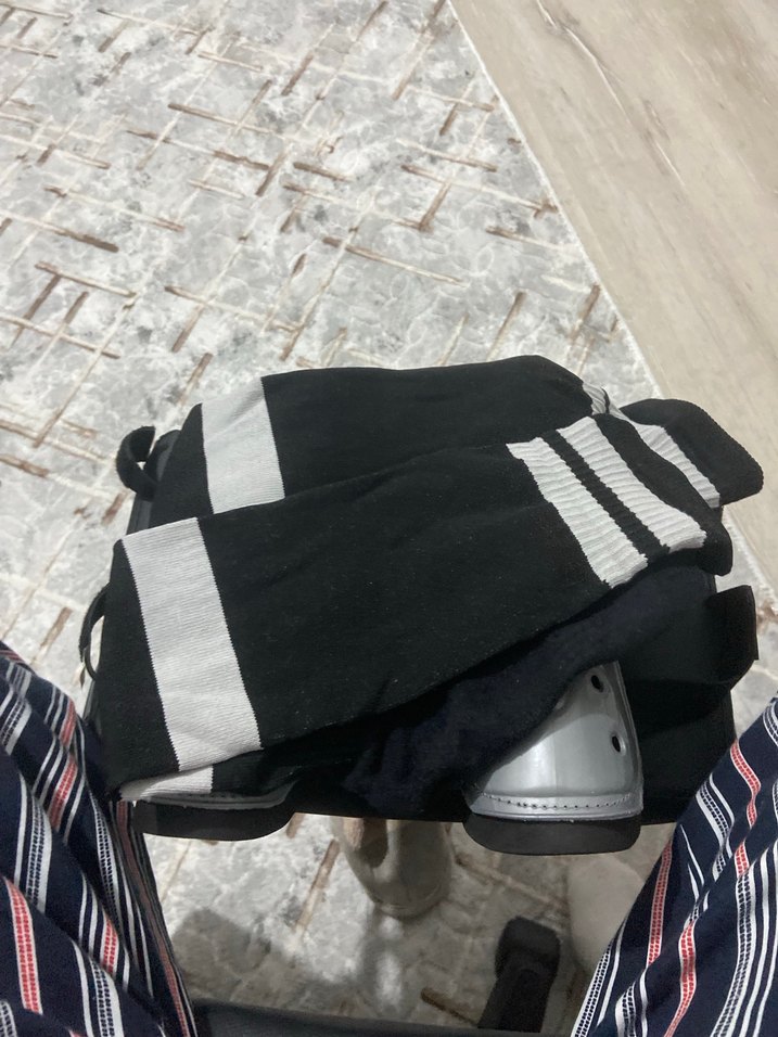 Gri Biker Diz Koruyucu Velcro Bantlı - Görsel 4