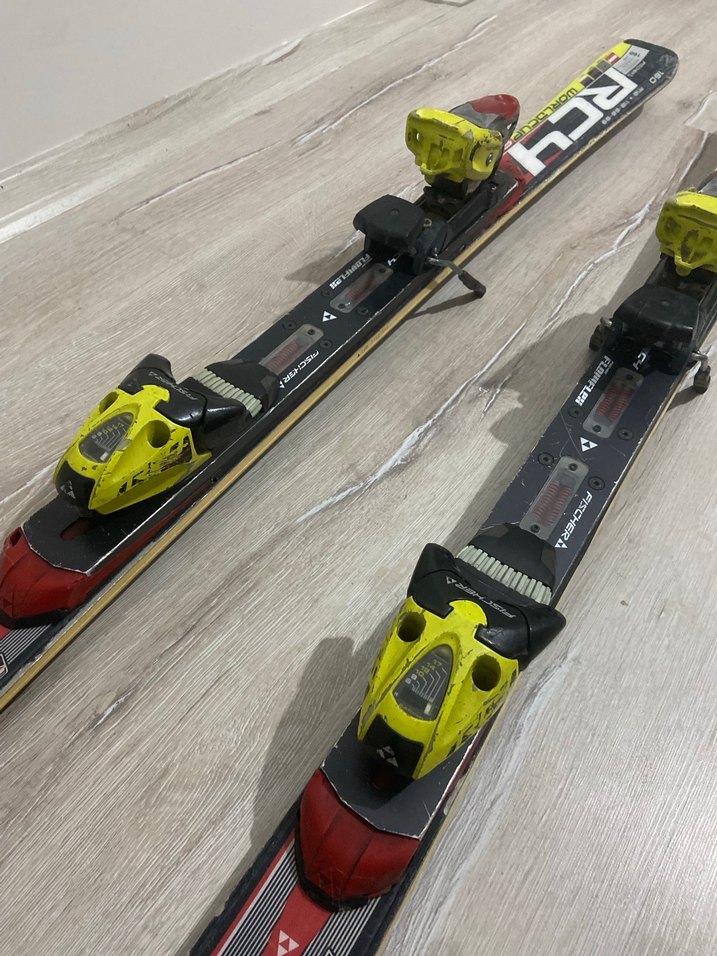 Fischer Dünya Kupası Erkek Kayakları Siyah - Görsel 3