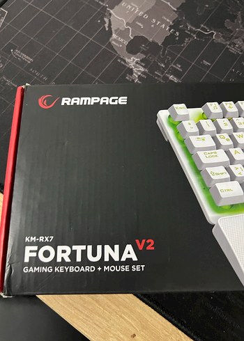 Rampage Fortuna V2 Beyaz RGB Mekanik Klavye - Görsel 5