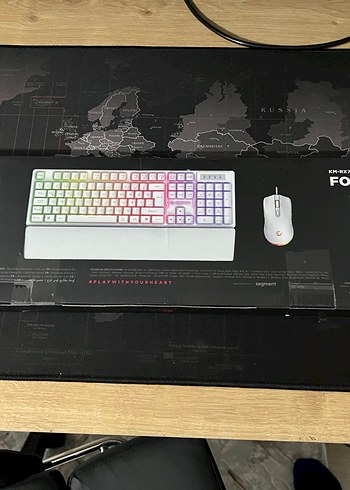 Rampage Fortuna V2 Beyaz RGB Mekanik Klavye - Görsel 2