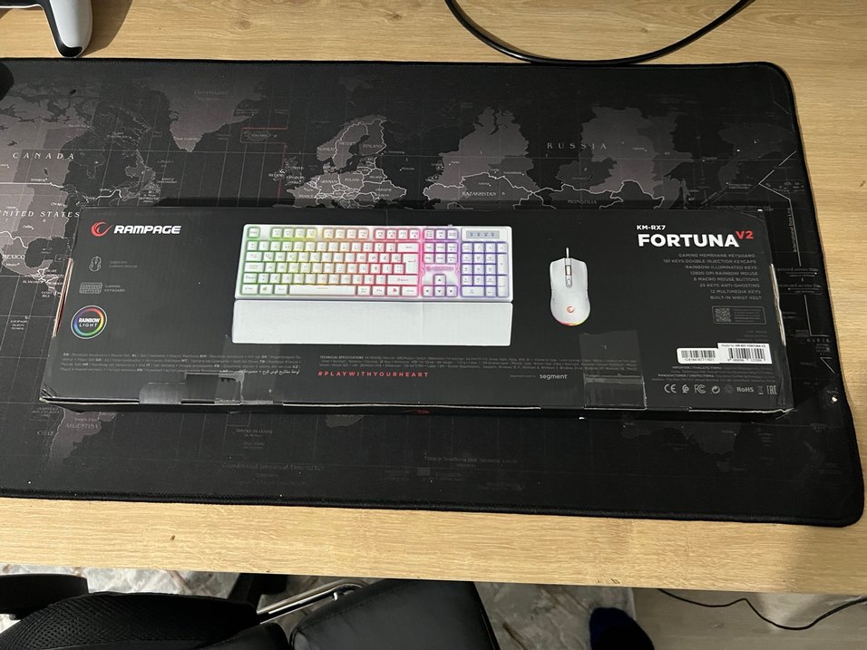 Rampage Fortuna V2 Beyaz RGB Mekanik Klavye - Görsel 2