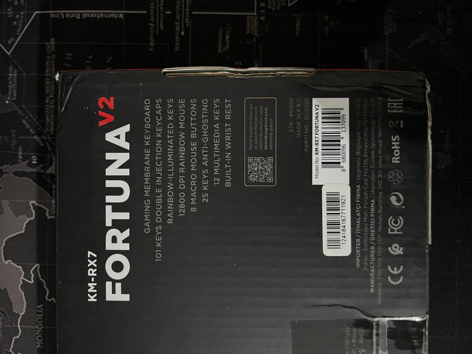 Rampage Fortuna V2 Beyaz RGB Mekanik Klavye - Görsel 3