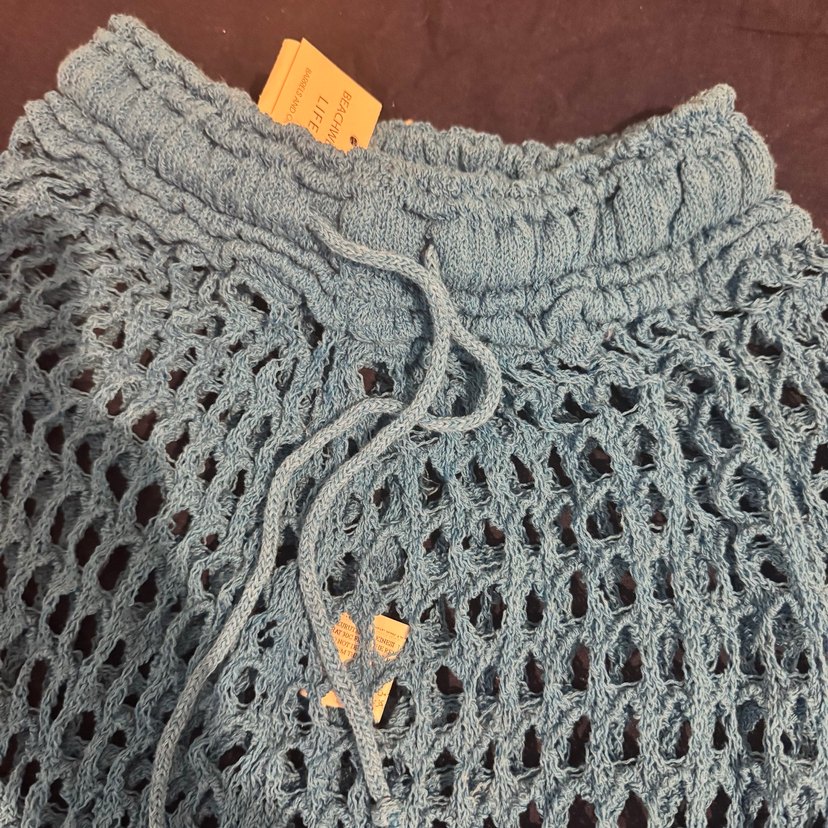 Örgü Detaylı Bohem Kadın Triko Pantolon - Görsel 2