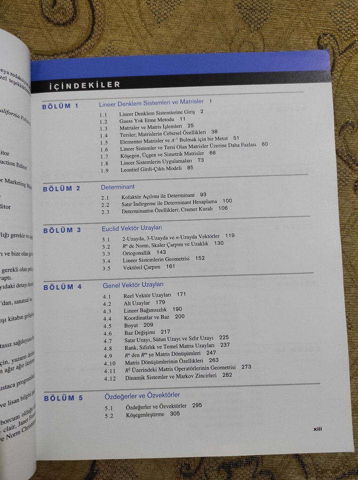 Elementer Lineer Cebir Uygulamalar Versiyonu - Görsel 4