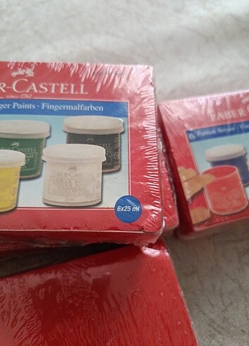 Diğer Faber castell parmak boyası