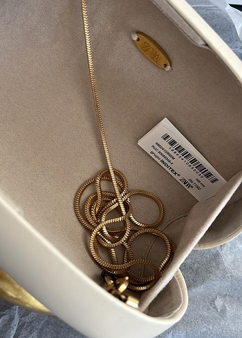 Beden beyaz Renk Zara clutch çanta