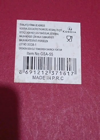 ORİJİNAL ÇİÇEK DESENLİ 6'LI PORSELEN FİNCAN SETİ - Görsel 8