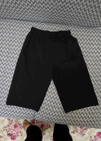 Erkek Gri Rahat NBA Baskılı Şort - Görsel 2