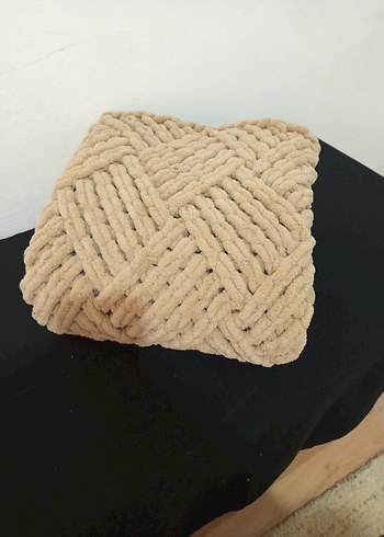 Bej Örgü bebek Battaniyesi - Görsel 6