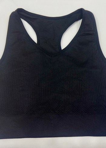 Siyah Goth Sporcu Sütyeni - Görsel 2