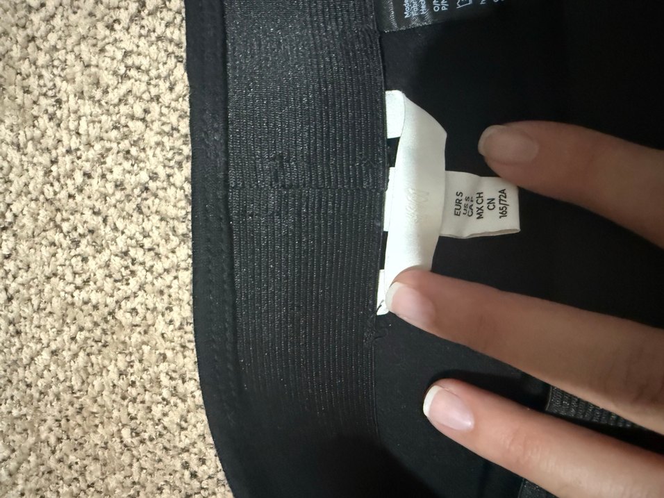 Siyah Midi Hamile Eteği Fermuarlı - Görsel 4