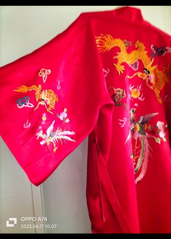 İPEK EL İŞİ KİMONO - Görsel 4