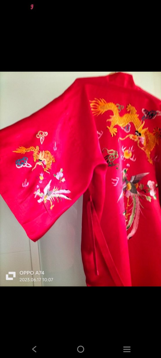 İPEK EL İŞİ KİMONO - Görsel 4