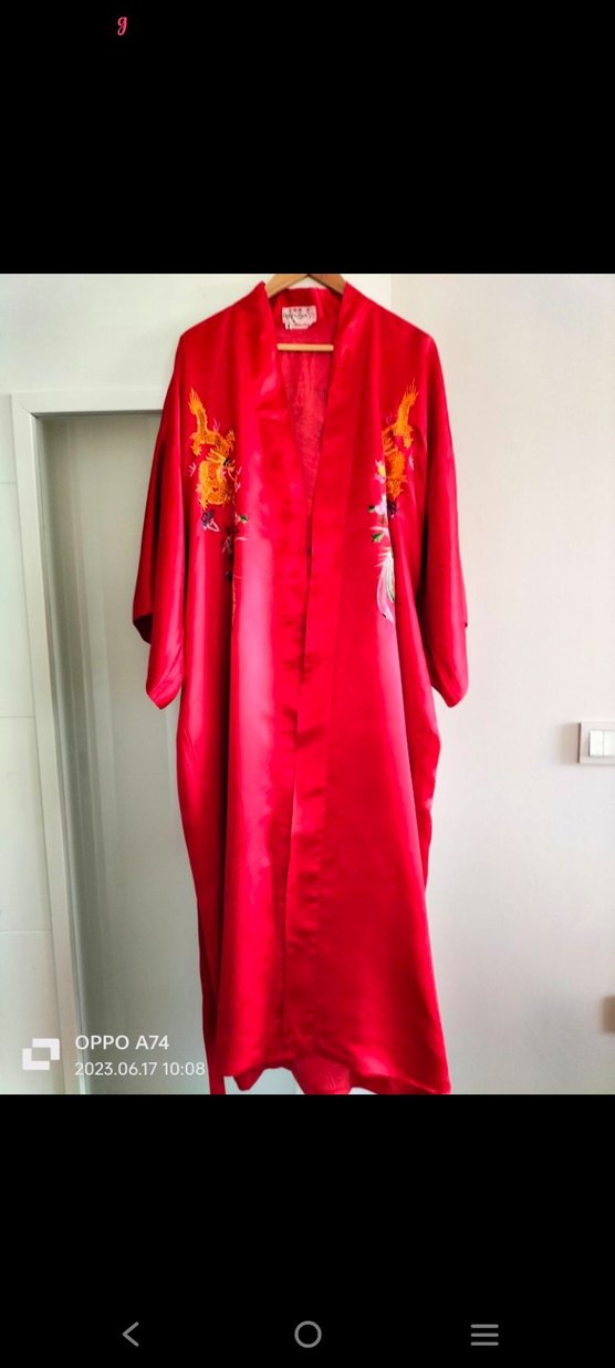 İPEK EL İŞİ KİMONO - Görsel 2