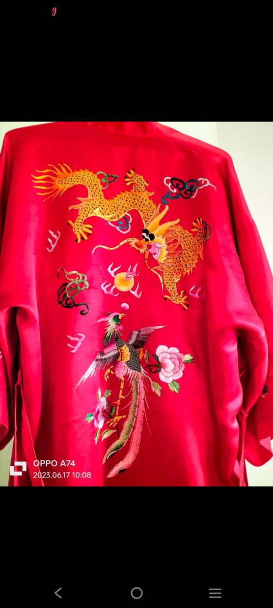 İPEK EL İŞİ KİMONO - Görsel 3