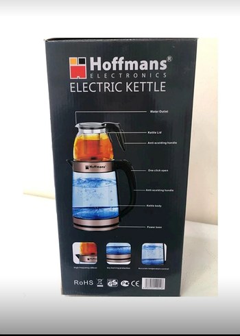 Hoffmans Mavi Elektrikli Çay Makinesi