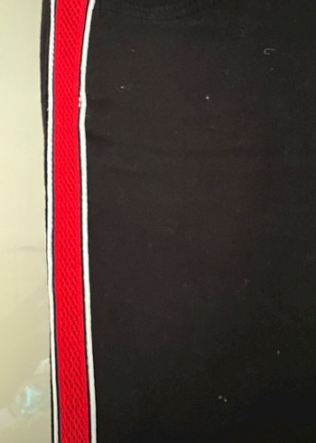 Yanları Çizgili Siyah Spor Kadın Pantolon - Görsel 2