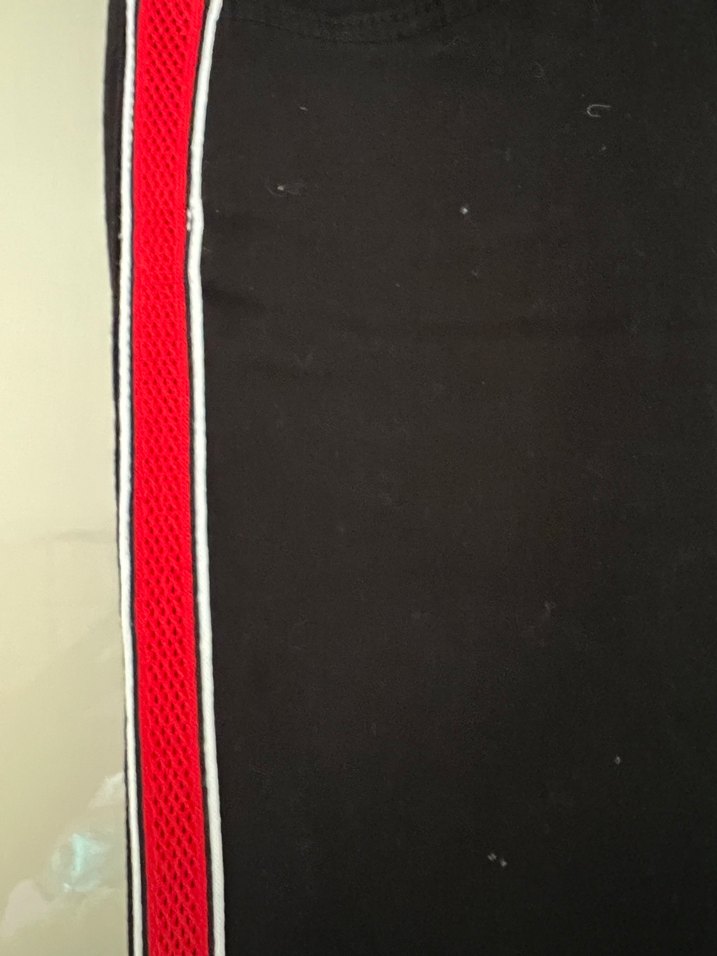 Yanları Çizgili Siyah Spor Kadın Pantolon - Görsel 2