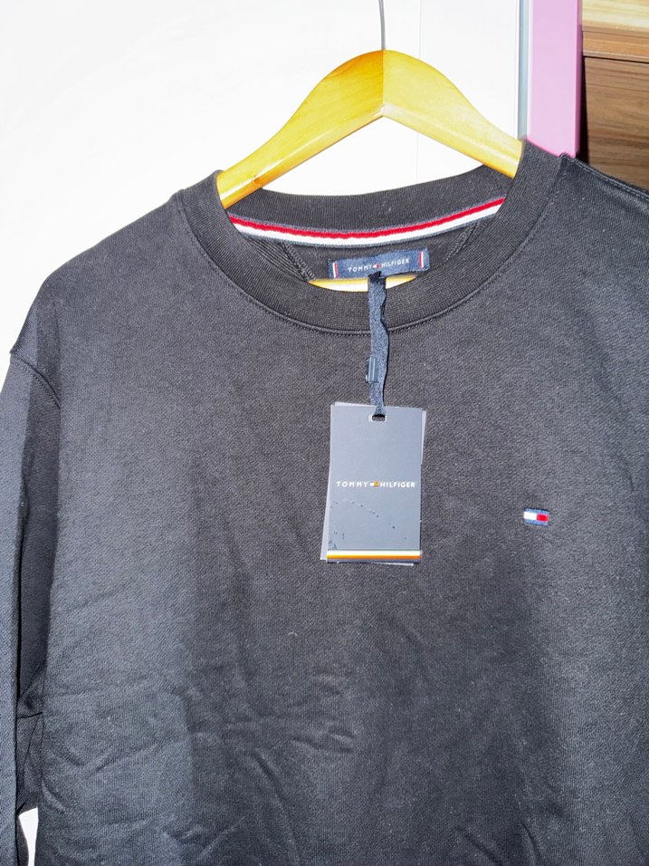 Tommy Hilfiger Siyah Erkek Sweatshirt - Görsel 2