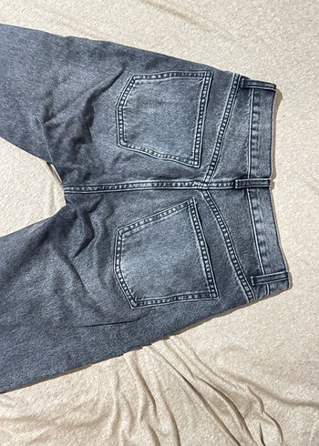 Zara boru paça gri jean - Görsel 3