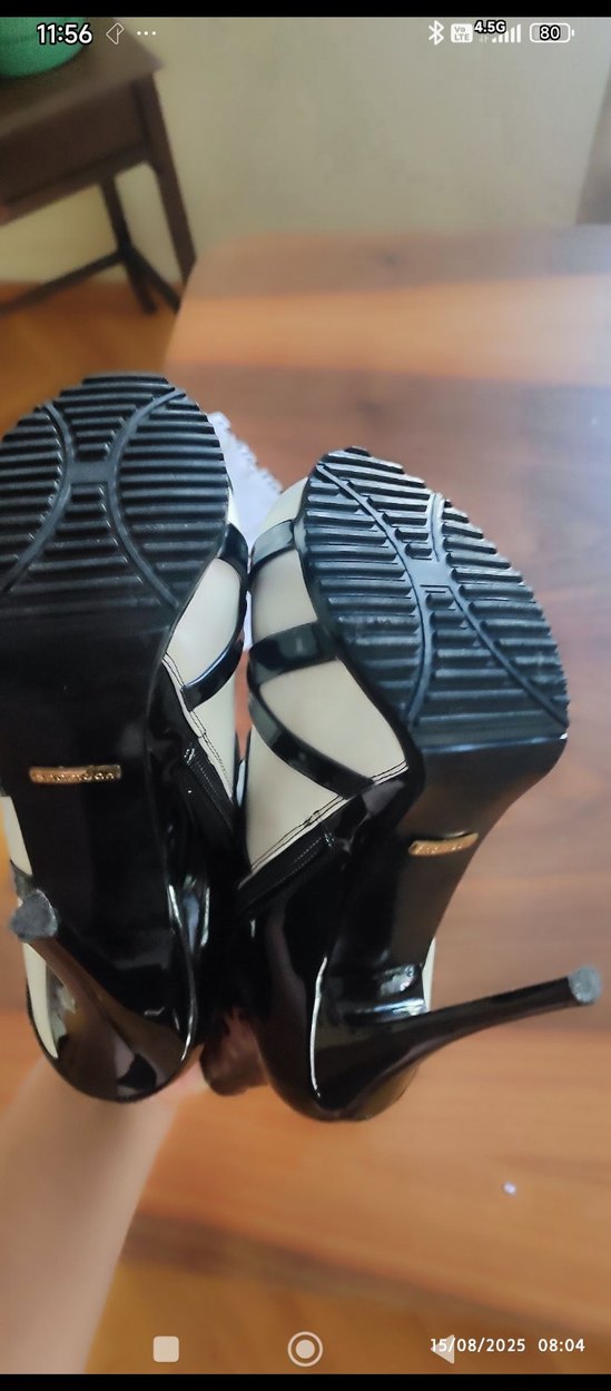 Zebra Desenli Beyaz Siyah platform Bot - Görsel 2