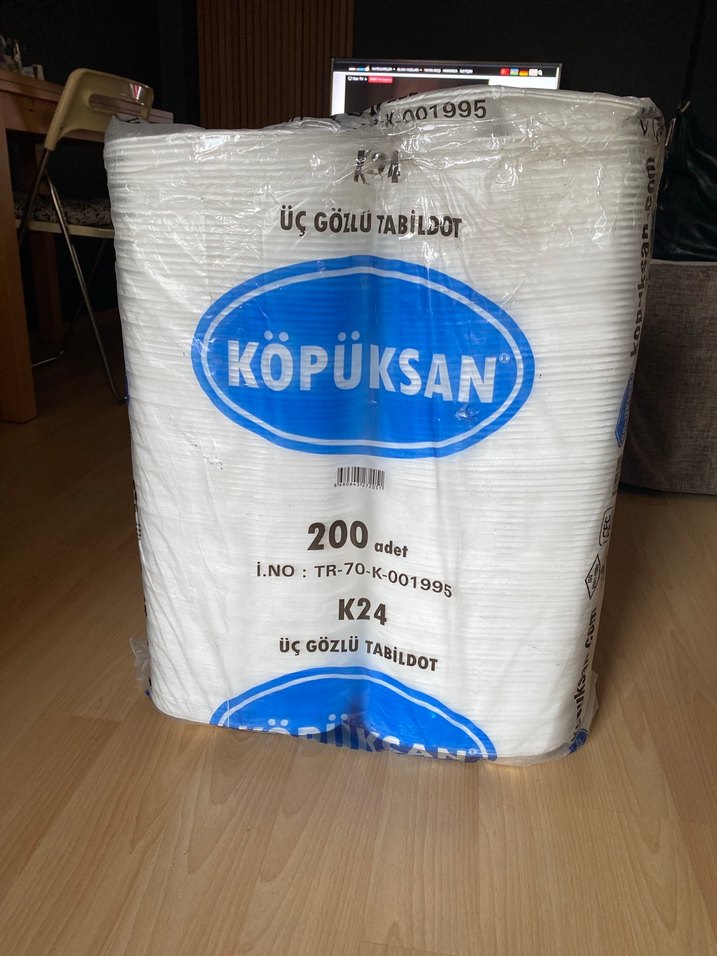 Kullan at  tobldot tabağı Beyaz Bölmeli Yemek Tabağı - Görsel 4