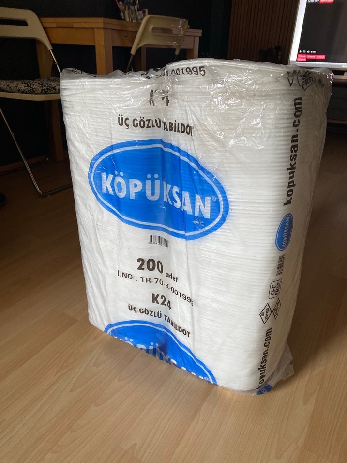 Kullan at  tobldot tabağı Beyaz Bölmeli Yemek Tabağı - Görsel 3