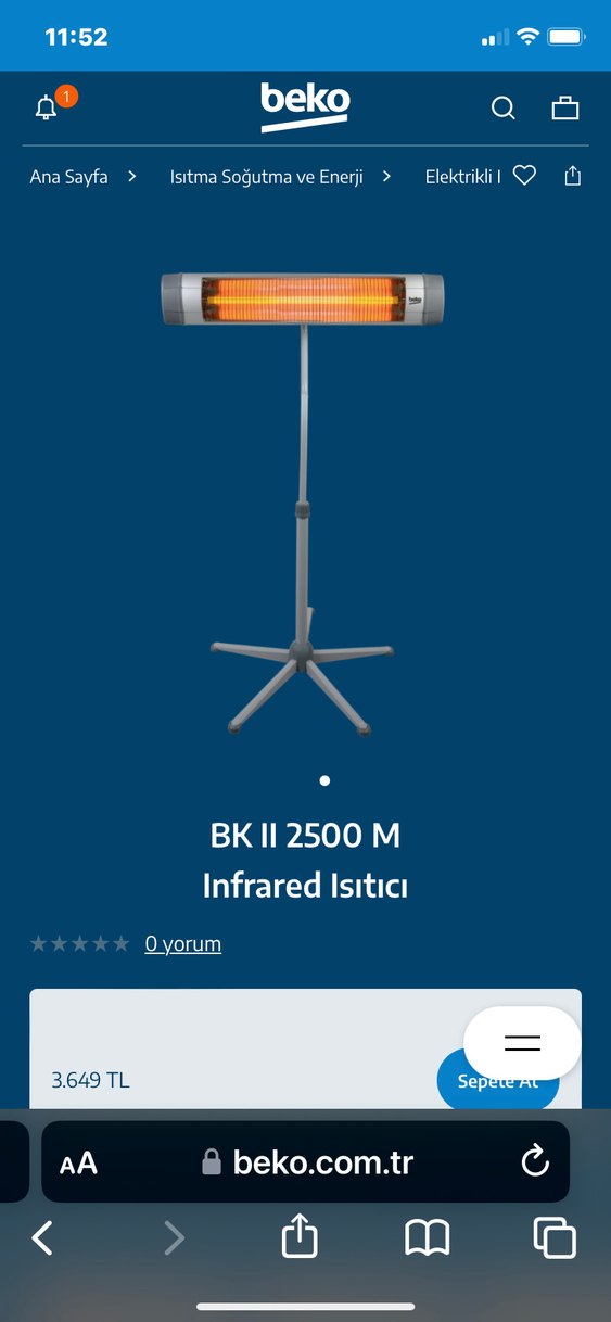 BK II 2500 M Infrared Isıtıcı - Görsel 3