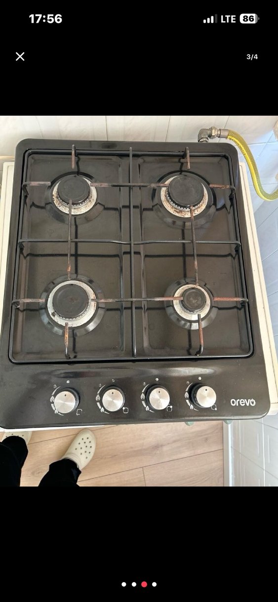 Orevo Siyah 4'lü Ocak - Görsel 2